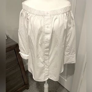 Womens Zara Off The Shoulder Top